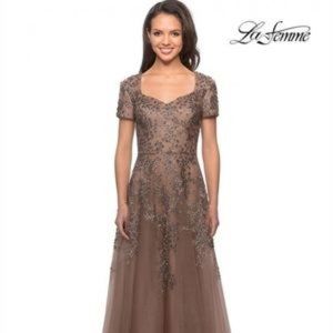 Mother of bride dress, elegant designer dress